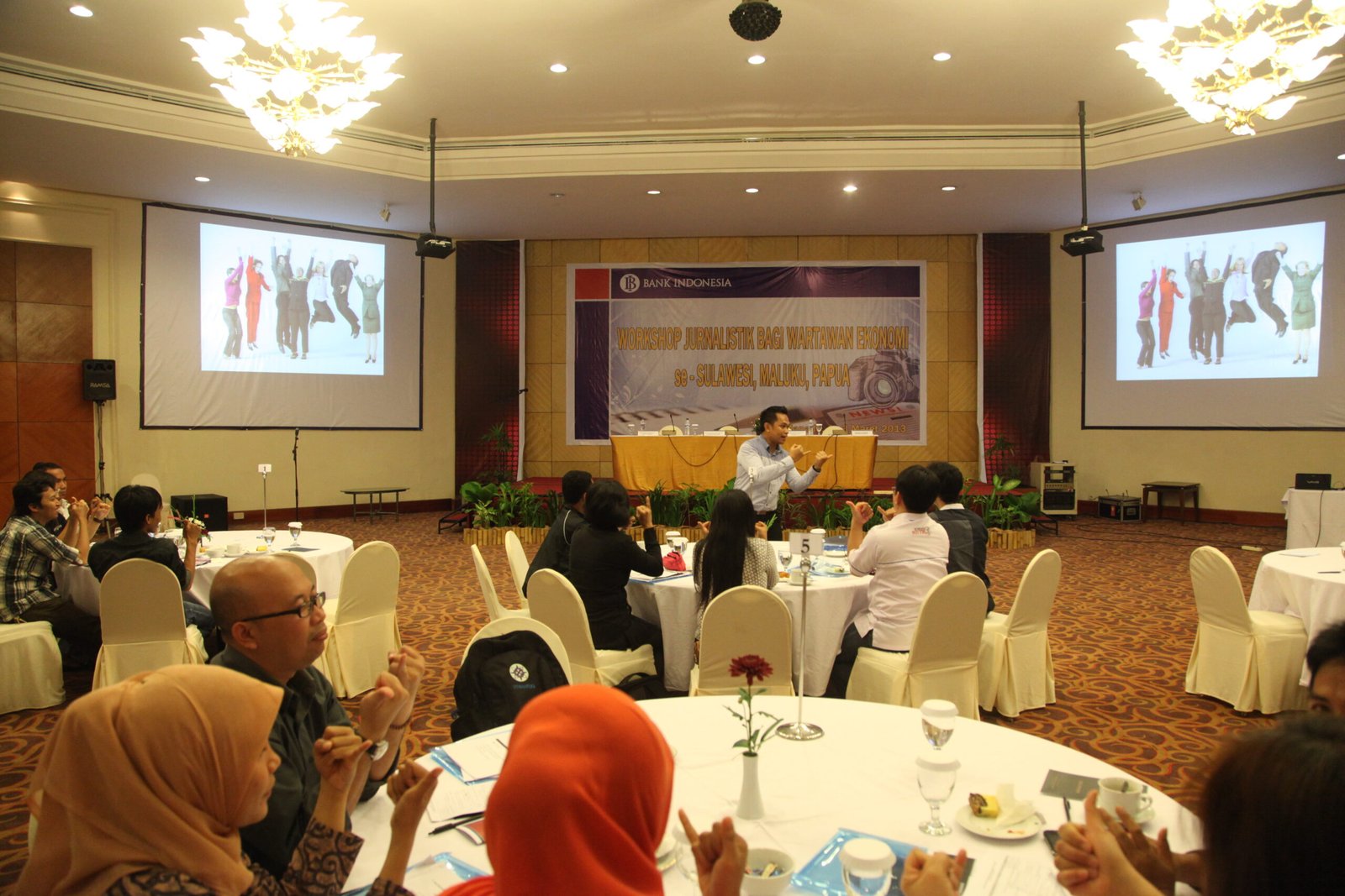 Workshop Jurnalistik Bagi Wartawan Ekonomi se-Sulawesi, Maluku, Papua